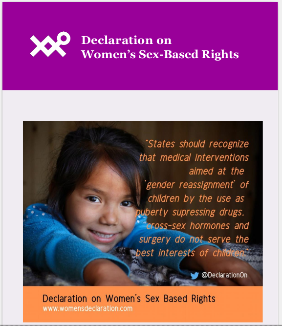 Declaration on Women's Sex-Based Rights